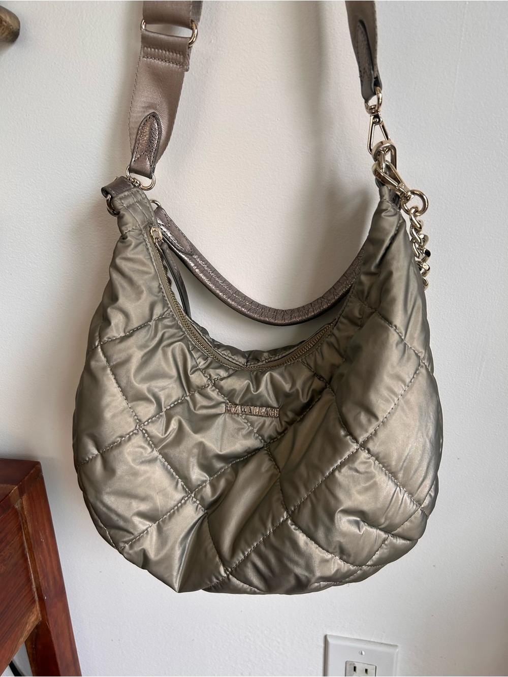 MZ Wallace  Silver Bag - crossbody/shoulder bag